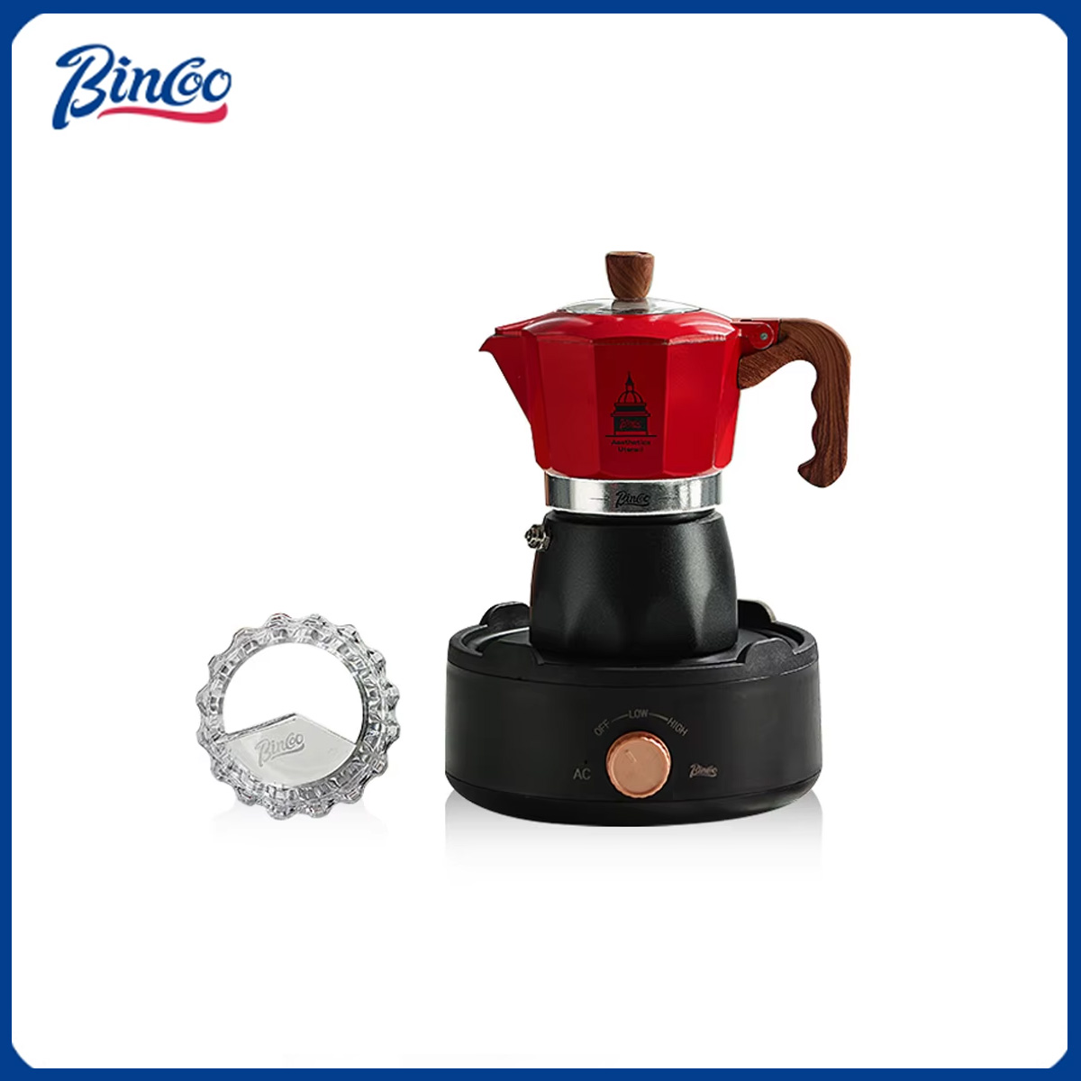 Coffee Equipment Accessories - Bincoo Doppelventil Kaffee Moka Topf Espressomaschine