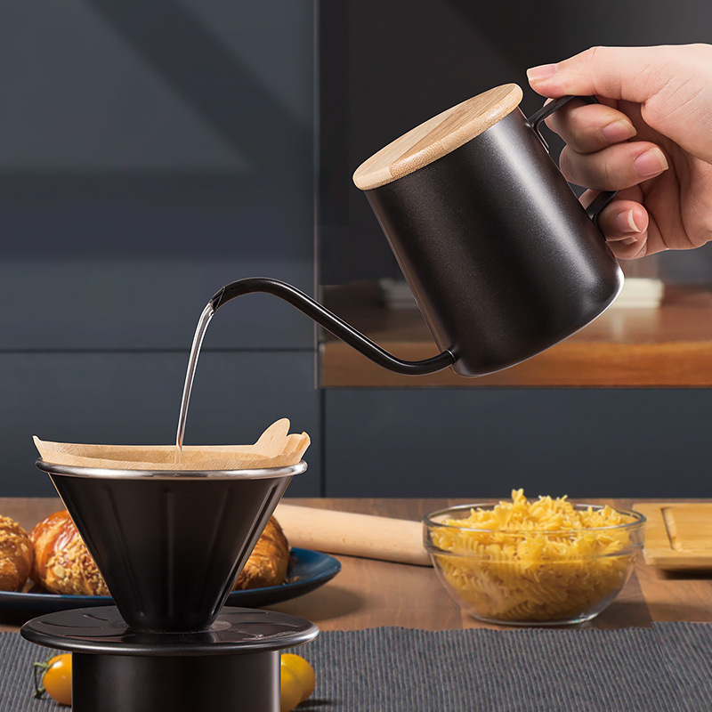 Coffee Equipment Gift Set - Handgebrühtes Kaffeekannen-Set, Tragbare Kaffeemaschine, Outdoor-Camping-Kaffeeausrüstung, Komplettes