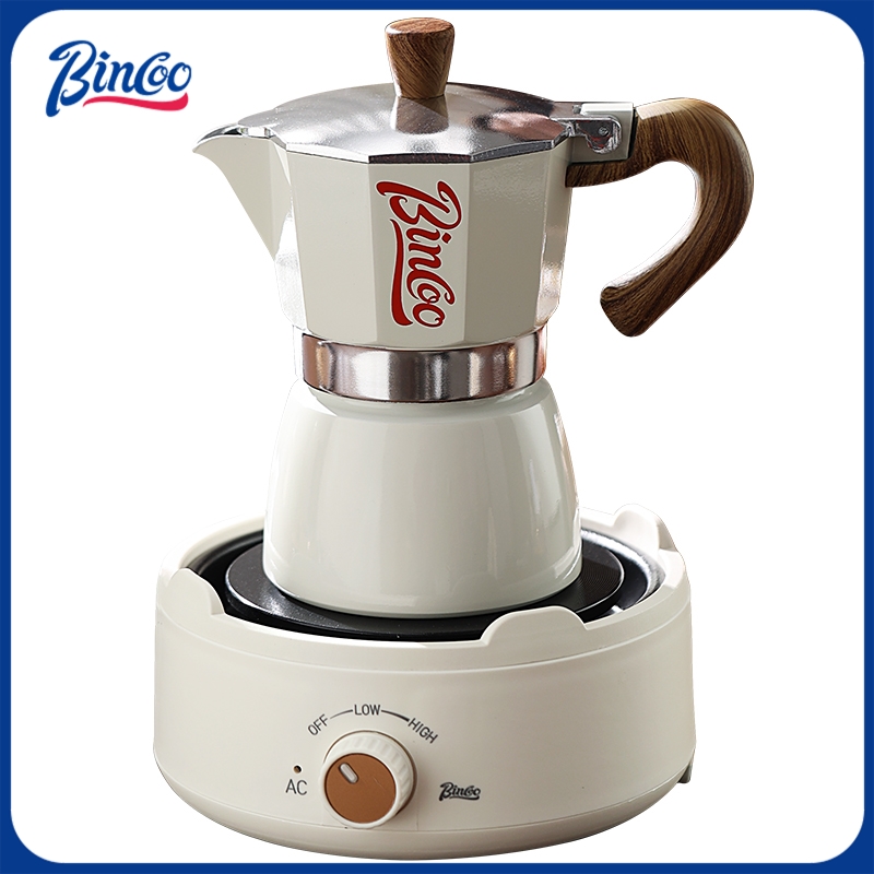 Coffee Equipment Wholesale - Bincoo Moka-Topf und Elektroherd-Kombination, Espressomaschine, kompaktes