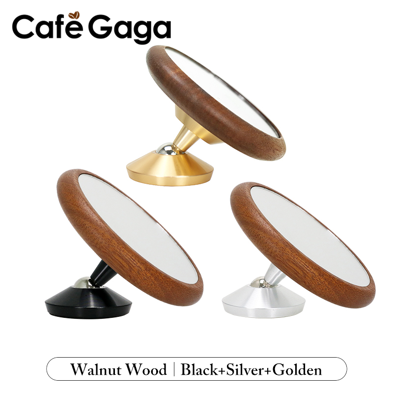 Coffee Equipment Holder - Espresso-Schnapsspiegel, magnetische Anziehung, Kaffee-Extraktionsspiegel, 360-Grad-Siebträger-Zubehör für