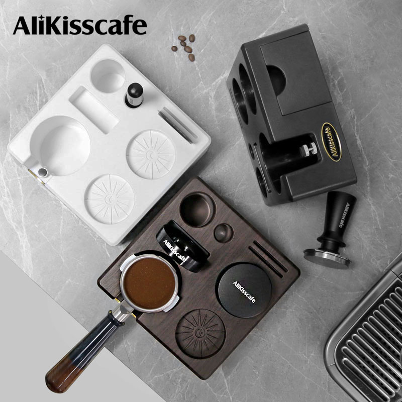 Coffee Equipment Holder - AliKisscafe Kaffee Tamping Station Siebträger Halter