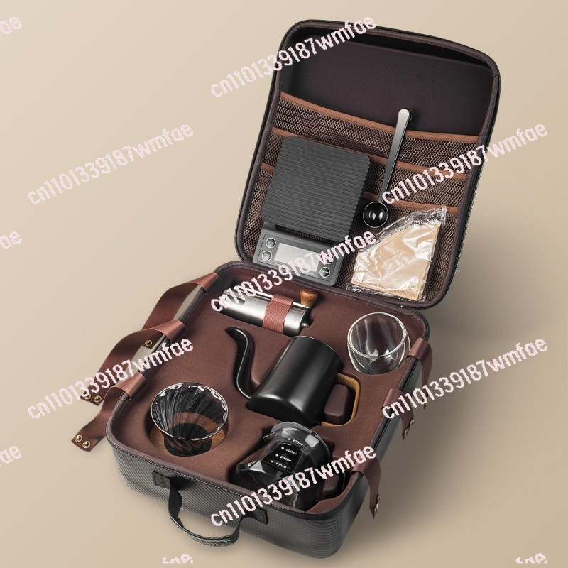 Coffee Equipment Gift Set - Handgebrühtes Kaffeeset, Camping-Kaffeeausrüstung für den Außenbereich,