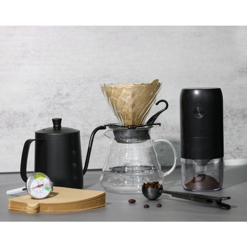 Handgebrühte Kaffeekannen-Set- – Coffee Equipment Gift Set Bewertung und Preis