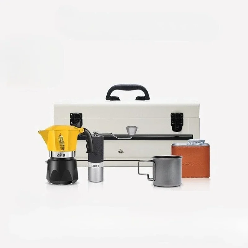 Camping-Kaffee-Set mit Mokkaka – Coffee Equipment Gift Set Bewertung und Preis