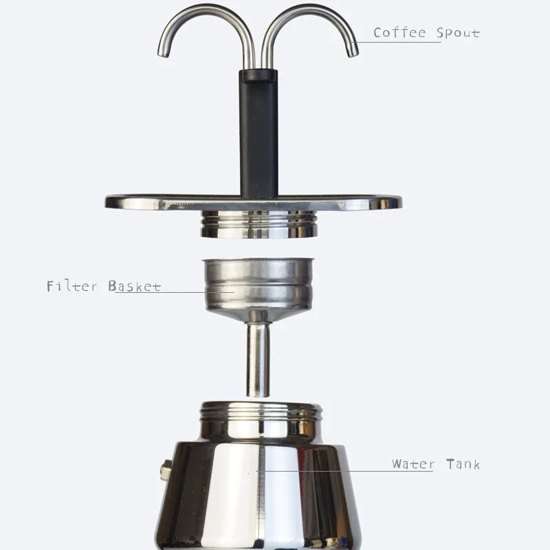 200 ml Mini Moka Topf Doppel R – Coffee Equipment Wholesale Bewertung und Preis