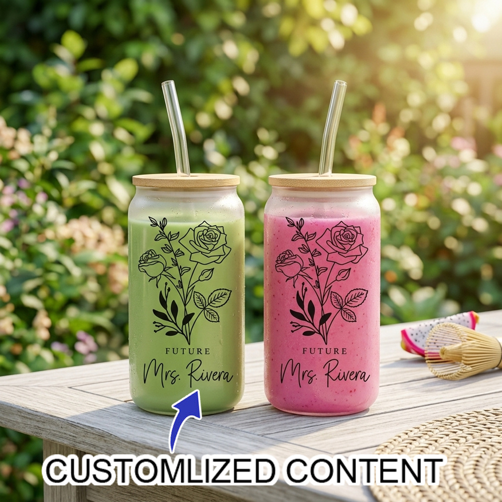 Personalisierte Glasbecher mit – Coffee Equipment Names Bewertung und Preis