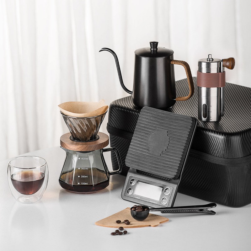 Handgebrühtes Kaffee-Set, Camp – Coffee Equipment Gift Set Bewertung und Preis