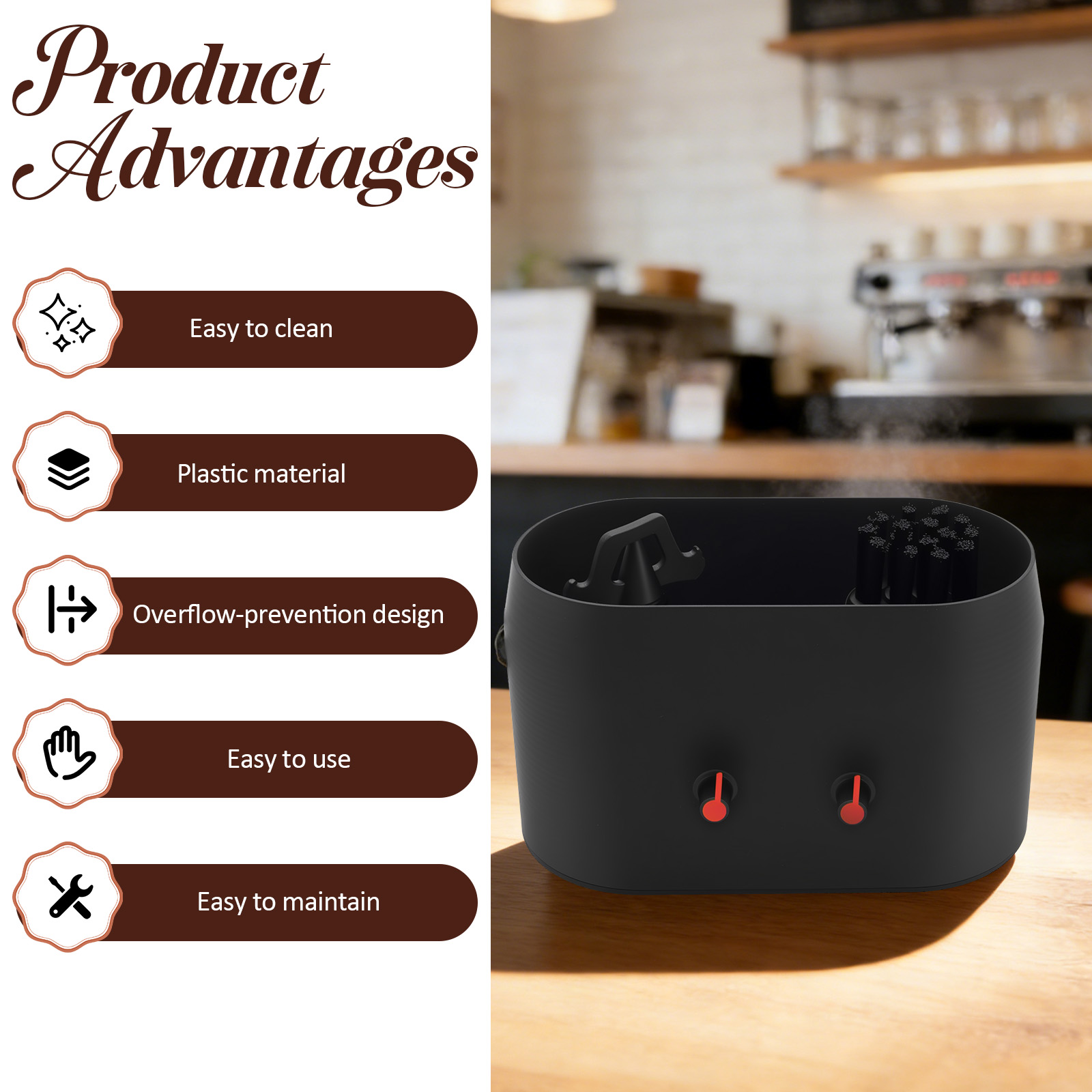 Automatischer Knock-Box-Reinig – Coffee Equipment Holder Bewertung und Preis