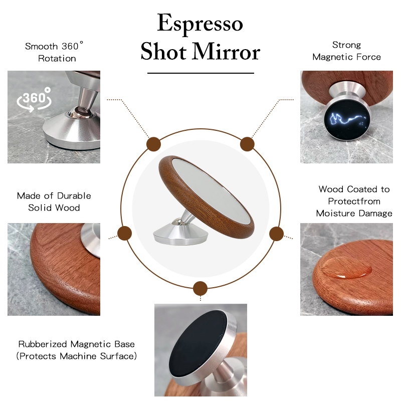 Espresso Shot Spiegel Magnetis – Coffee Equipment Holder Bewertung und Preis