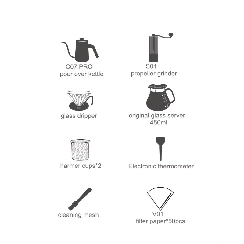 Luxuriöses Coffee Shop Brewing – Coffee Equipment Gift Set Bewertung und Preis